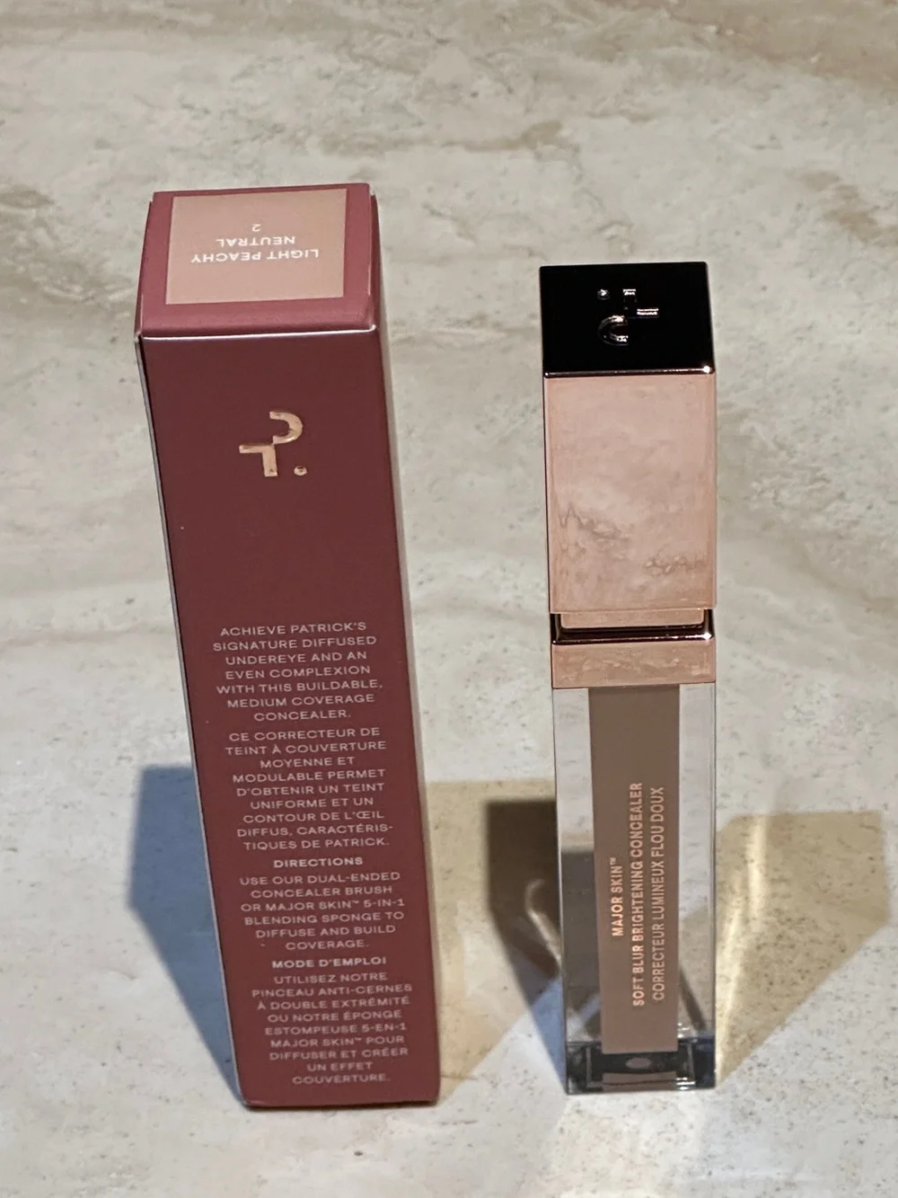 Patrick Ta Major Skin Soft Blur Brightening Concealer - 2 Light Peachy Neutral